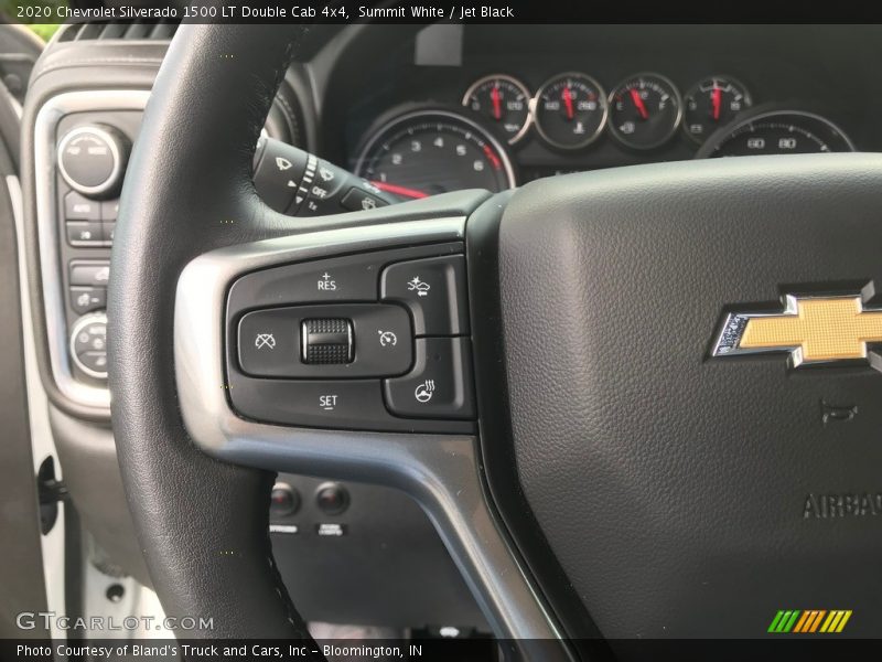 Summit White / Jet Black 2020 Chevrolet Silverado 1500 LT Double Cab 4x4