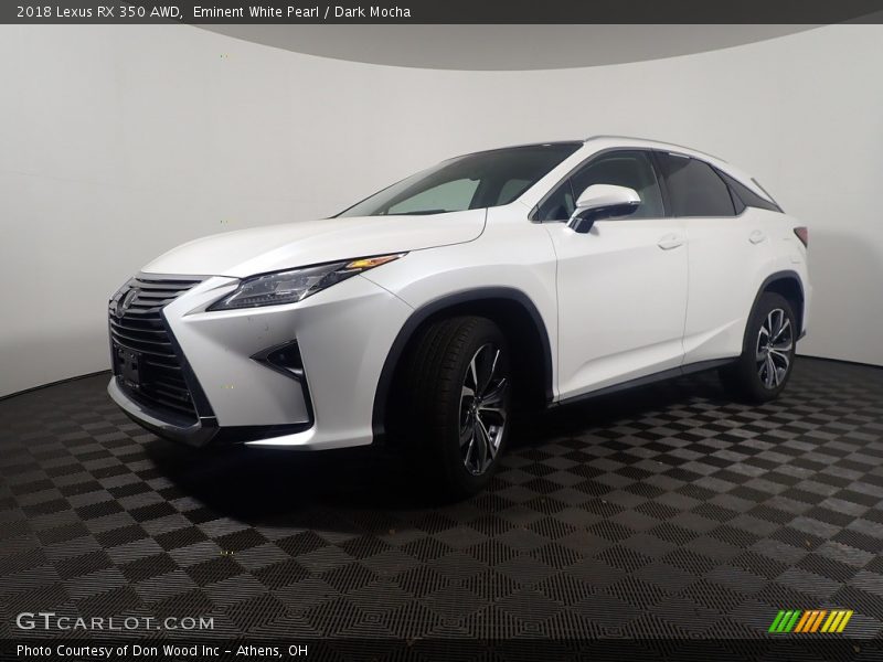 Eminent White Pearl / Dark Mocha 2018 Lexus RX 350 AWD