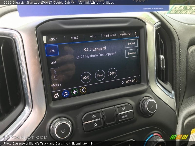 Summit White / Jet Black 2020 Chevrolet Silverado 1500 LT Double Cab 4x4