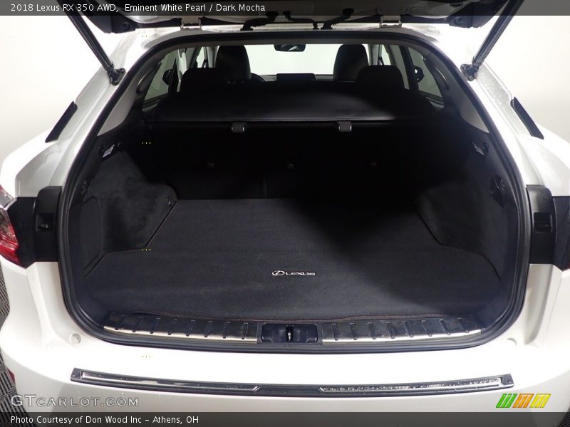 Eminent White Pearl / Dark Mocha 2018 Lexus RX 350 AWD