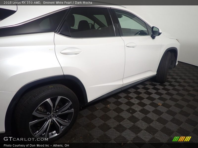 Eminent White Pearl / Dark Mocha 2018 Lexus RX 350 AWD