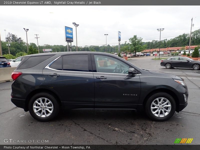 Nightfall Gray Metallic / Jet Black 2019 Chevrolet Equinox LT AWD