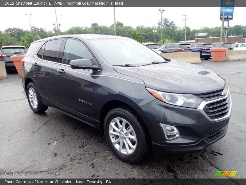 Nightfall Gray Metallic / Jet Black 2019 Chevrolet Equinox LT AWD