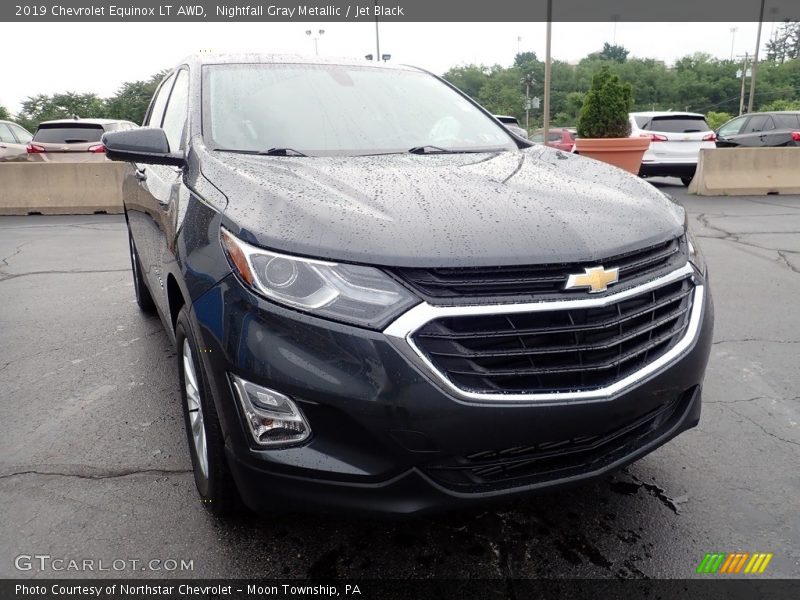 Nightfall Gray Metallic / Jet Black 2019 Chevrolet Equinox LT AWD