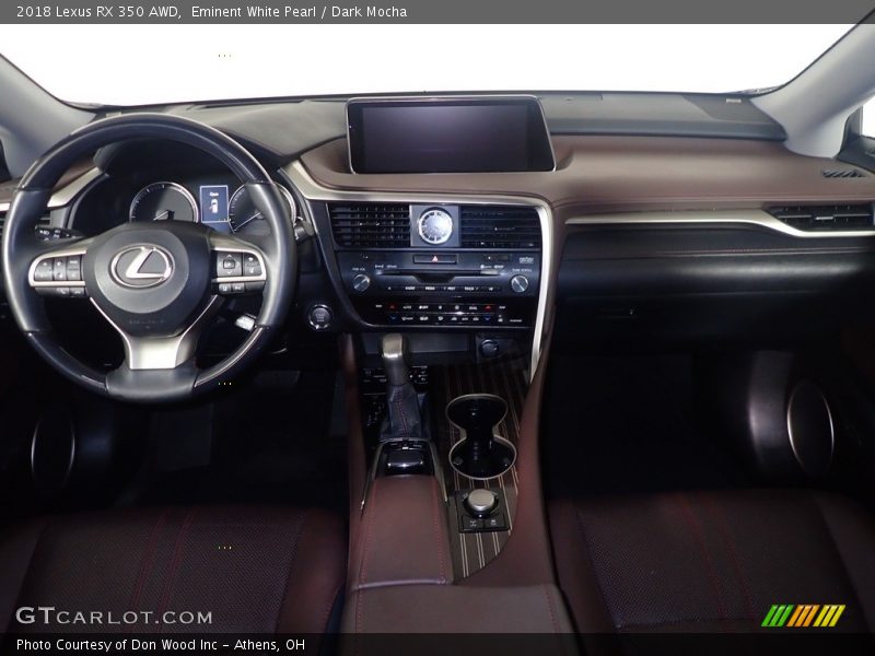 Dashboard of 2018 RX 350 AWD