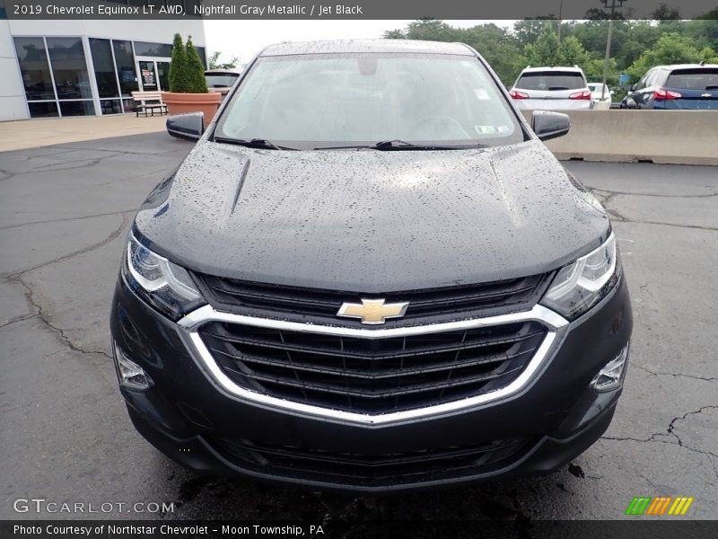 Nightfall Gray Metallic / Jet Black 2019 Chevrolet Equinox LT AWD