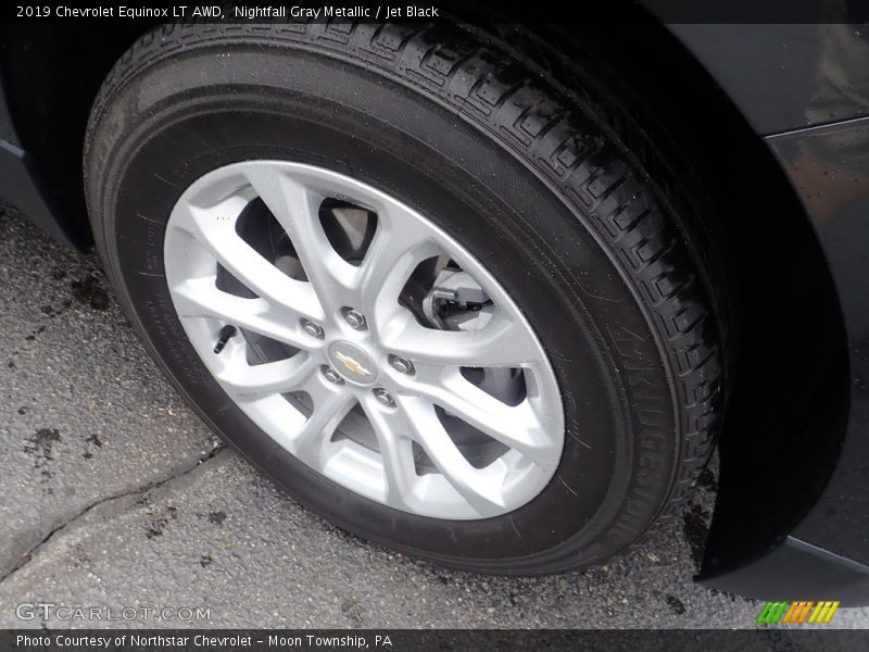 Nightfall Gray Metallic / Jet Black 2019 Chevrolet Equinox LT AWD