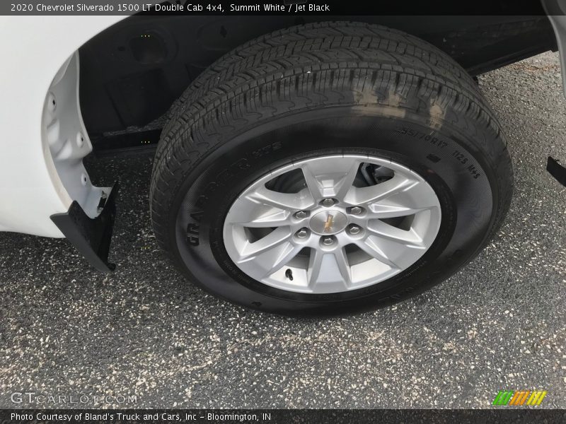 Summit White / Jet Black 2020 Chevrolet Silverado 1500 LT Double Cab 4x4