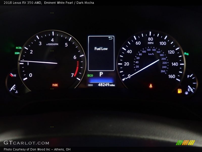 Eminent White Pearl / Dark Mocha 2018 Lexus RX 350 AWD