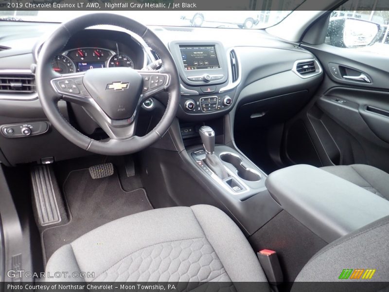 Nightfall Gray Metallic / Jet Black 2019 Chevrolet Equinox LT AWD