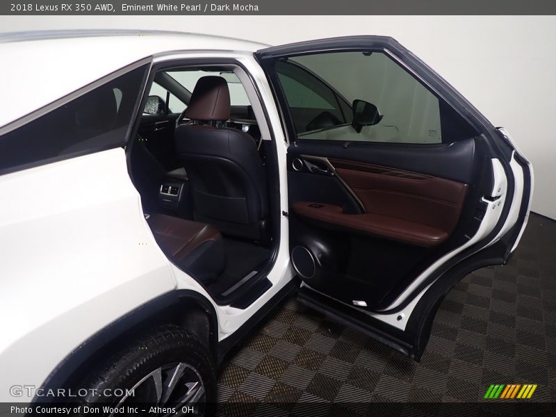 Eminent White Pearl / Dark Mocha 2018 Lexus RX 350 AWD