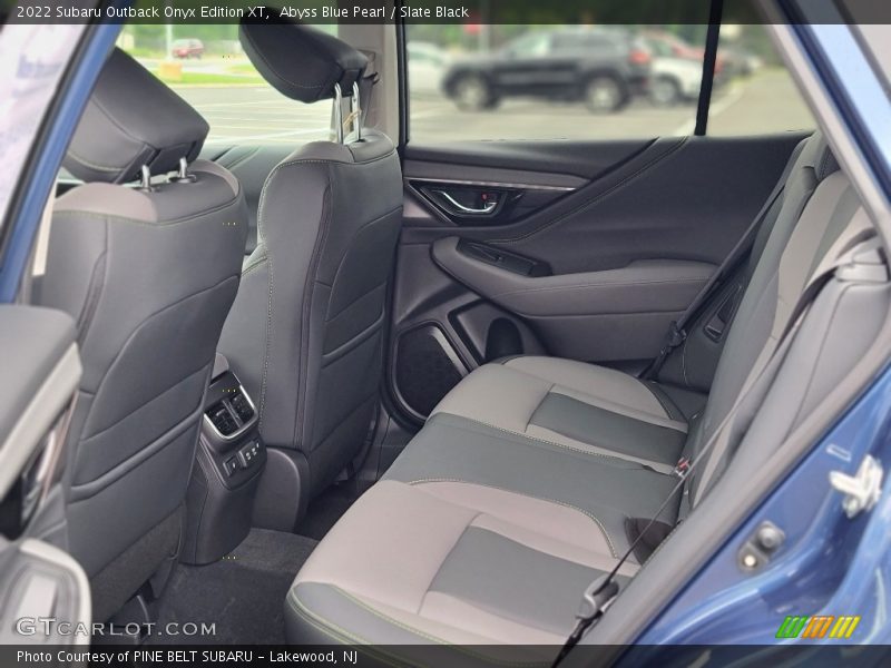 Rear Seat of 2022 Outback Onyx Edition XT