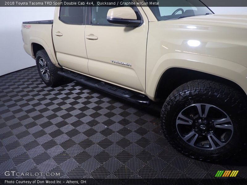 Quicksand / Graphite w/Gun Metal 2018 Toyota Tacoma TRD Sport Double Cab 4x4
