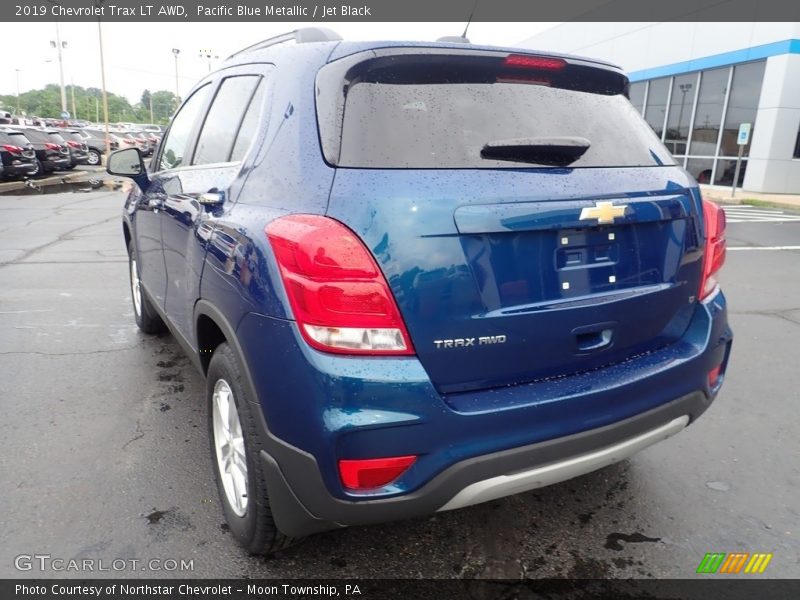 Pacific Blue Metallic / Jet Black 2019 Chevrolet Trax LT AWD