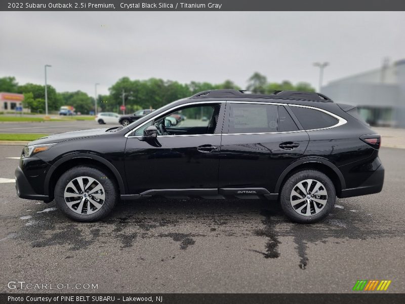  2022 Outback 2.5i Premium Crystal Black Silica