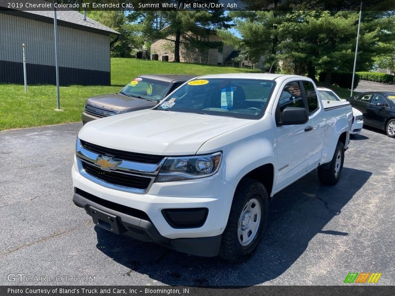 Summit White / Jet Black/Dark Ash 2019 Chevrolet Colorado WT Extended Cab