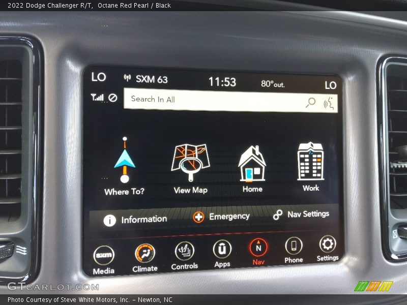 Octane Red Pearl / Black 2022 Dodge Challenger R/T