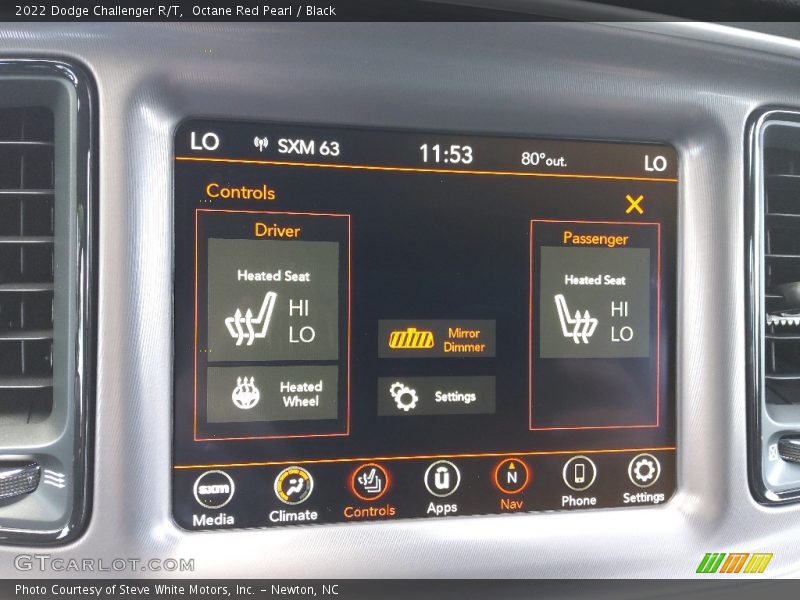 Octane Red Pearl / Black 2022 Dodge Challenger R/T