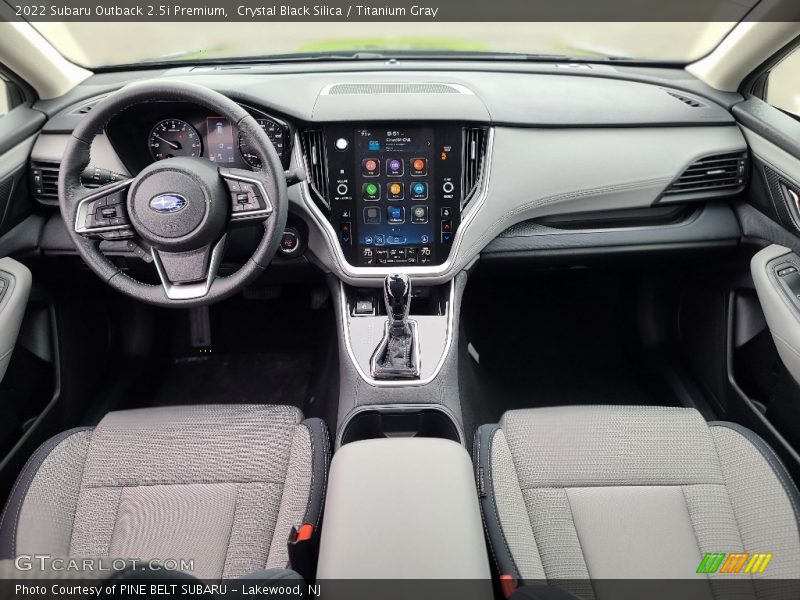 Crystal Black Silica / Titanium Gray 2022 Subaru Outback 2.5i Premium