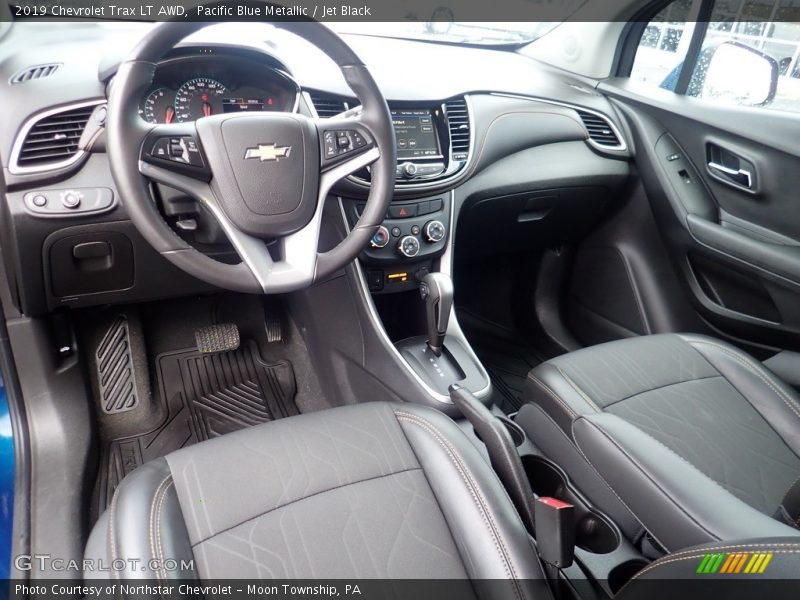 Pacific Blue Metallic / Jet Black 2019 Chevrolet Trax LT AWD