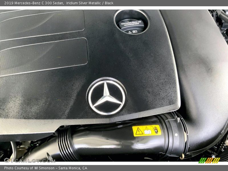 Iridium Silver Metallic / Black 2019 Mercedes-Benz C 300 Sedan