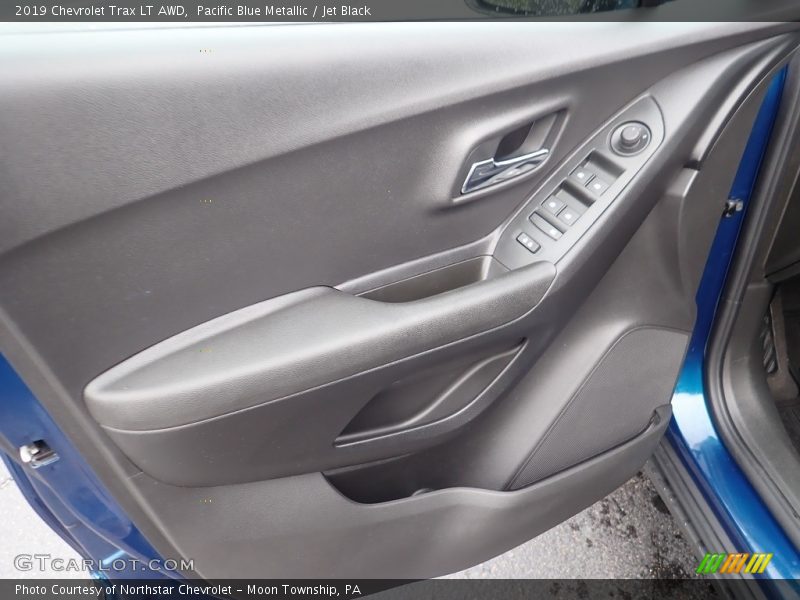 Pacific Blue Metallic / Jet Black 2019 Chevrolet Trax LT AWD