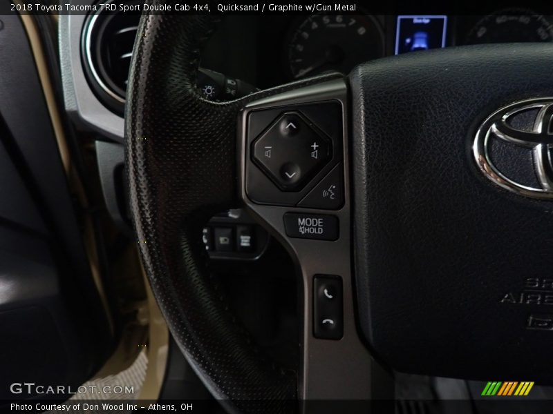 Quicksand / Graphite w/Gun Metal 2018 Toyota Tacoma TRD Sport Double Cab 4x4
