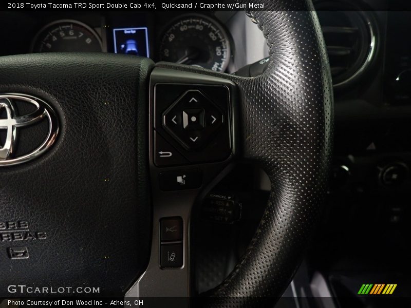 Quicksand / Graphite w/Gun Metal 2018 Toyota Tacoma TRD Sport Double Cab 4x4