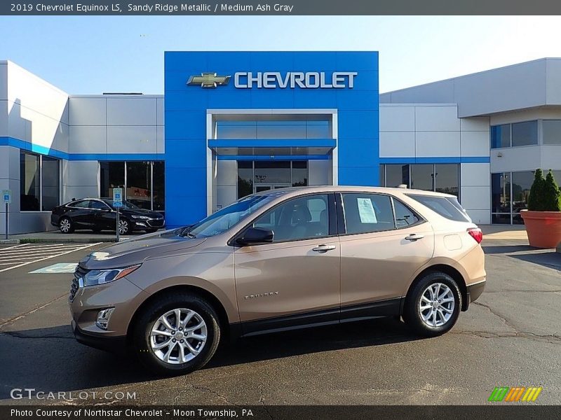 Sandy Ridge Metallic / Medium Ash Gray 2019 Chevrolet Equinox LS