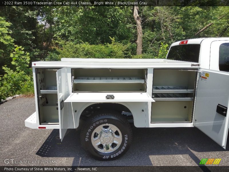 Bright White / Black/Diesel Gray 2022 Ram 3500 Tradesman Crew Cab 4x4 Chassis