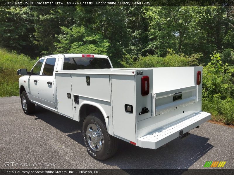 Bright White / Black/Diesel Gray 2022 Ram 3500 Tradesman Crew Cab 4x4 Chassis