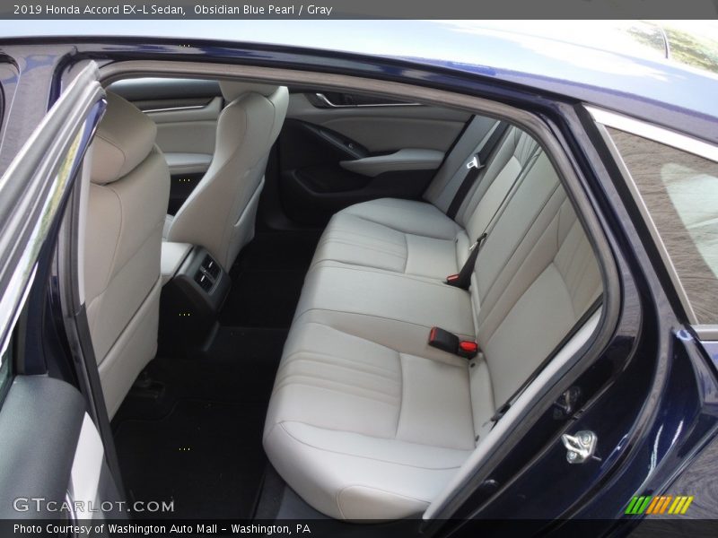 Obsidian Blue Pearl / Gray 2019 Honda Accord EX-L Sedan