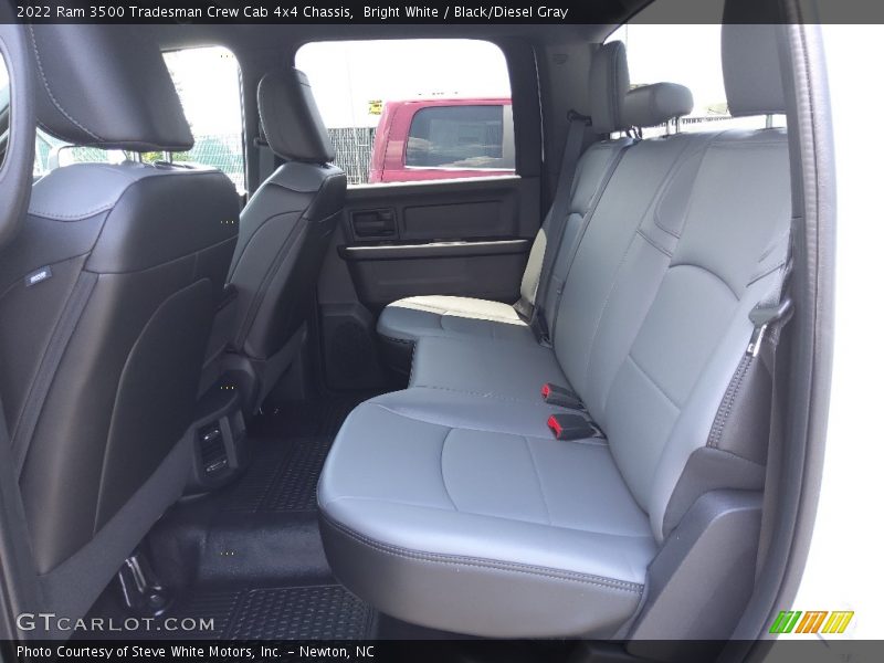 Bright White / Black/Diesel Gray 2022 Ram 3500 Tradesman Crew Cab 4x4 Chassis