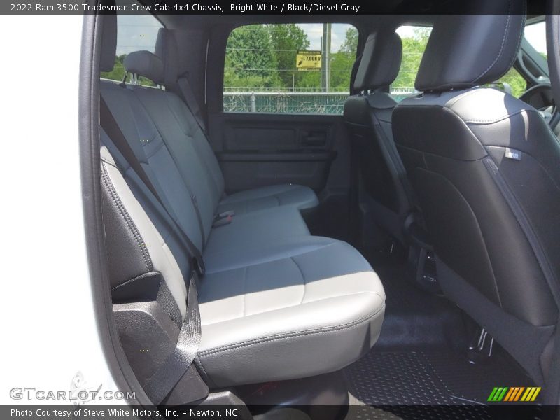 Bright White / Black/Diesel Gray 2022 Ram 3500 Tradesman Crew Cab 4x4 Chassis