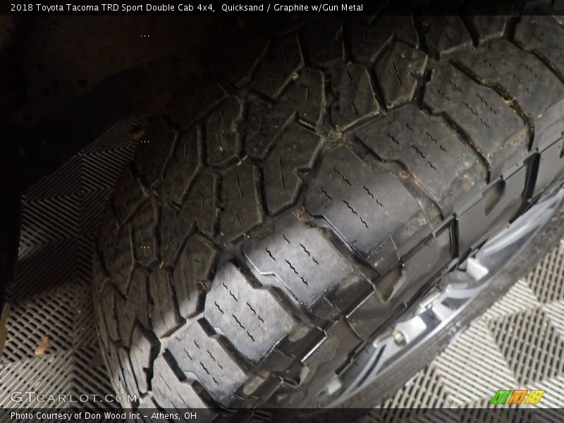 Quicksand / Graphite w/Gun Metal 2018 Toyota Tacoma TRD Sport Double Cab 4x4