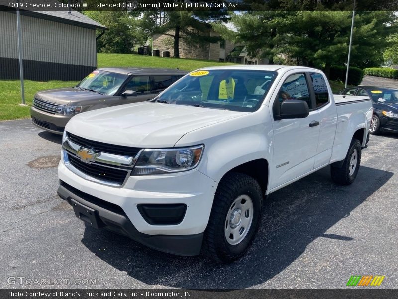 Summit White / Jet Black/Dark Ash 2019 Chevrolet Colorado WT Extended Cab