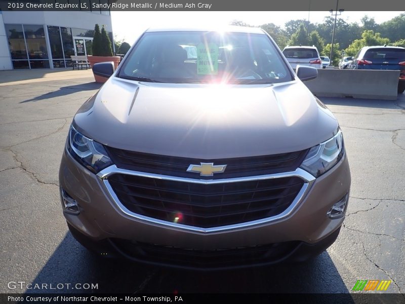 Sandy Ridge Metallic / Medium Ash Gray 2019 Chevrolet Equinox LS