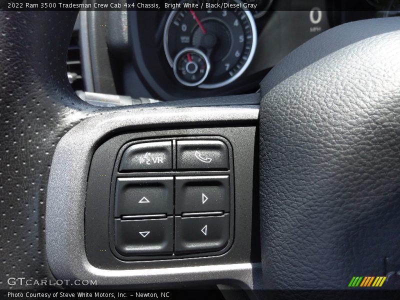 Bright White / Black/Diesel Gray 2022 Ram 3500 Tradesman Crew Cab 4x4 Chassis