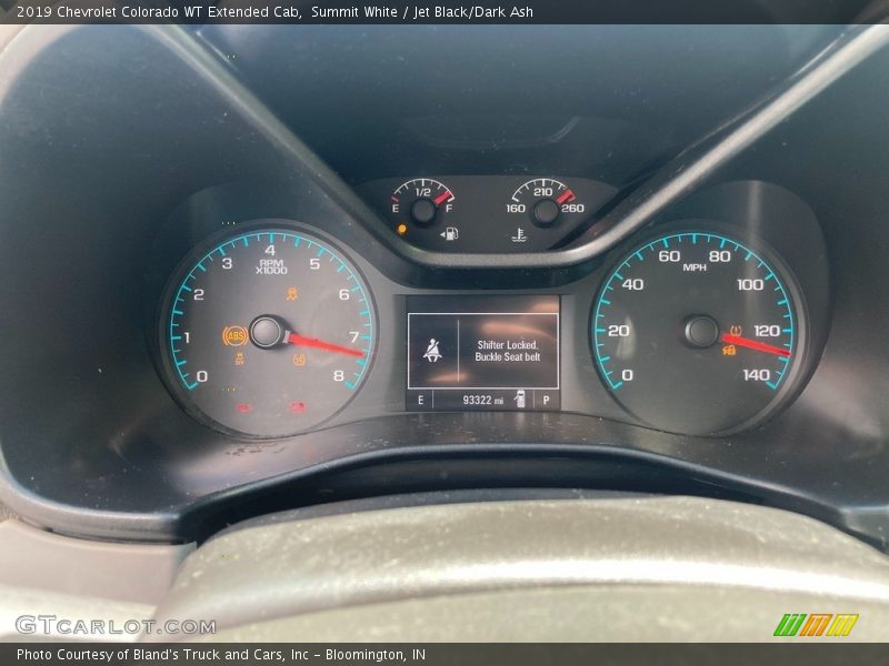 Summit White / Jet Black/Dark Ash 2019 Chevrolet Colorado WT Extended Cab