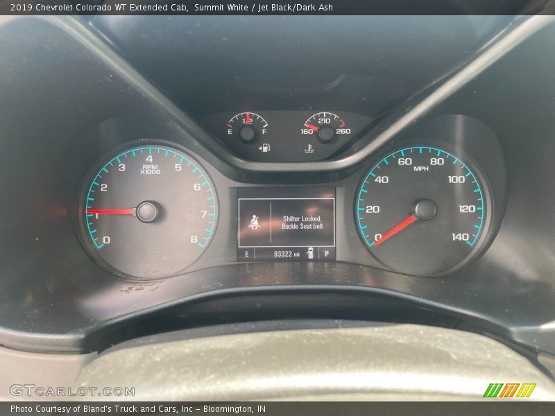 Summit White / Jet Black/Dark Ash 2019 Chevrolet Colorado WT Extended Cab