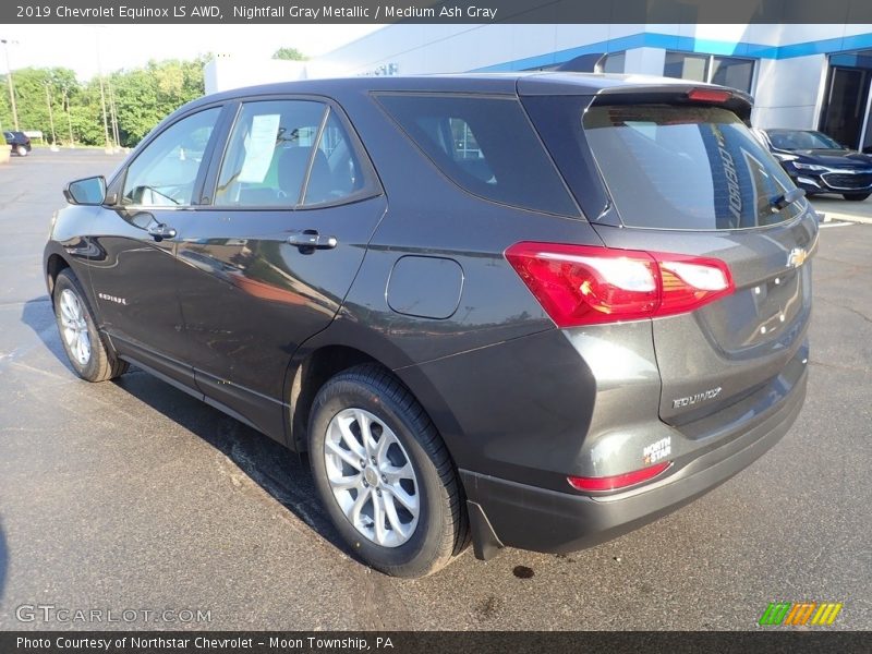 Nightfall Gray Metallic / Medium Ash Gray 2019 Chevrolet Equinox LS AWD