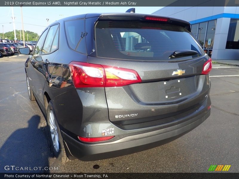 Nightfall Gray Metallic / Medium Ash Gray 2019 Chevrolet Equinox LS AWD