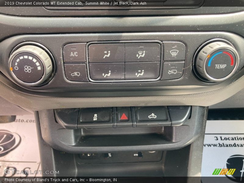 Summit White / Jet Black/Dark Ash 2019 Chevrolet Colorado WT Extended Cab