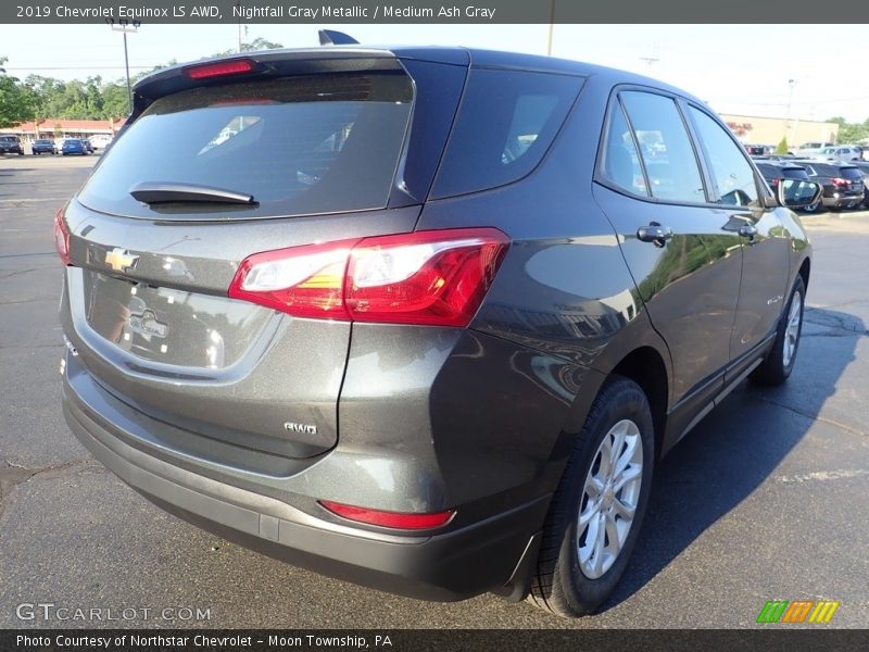 Nightfall Gray Metallic / Medium Ash Gray 2019 Chevrolet Equinox LS AWD