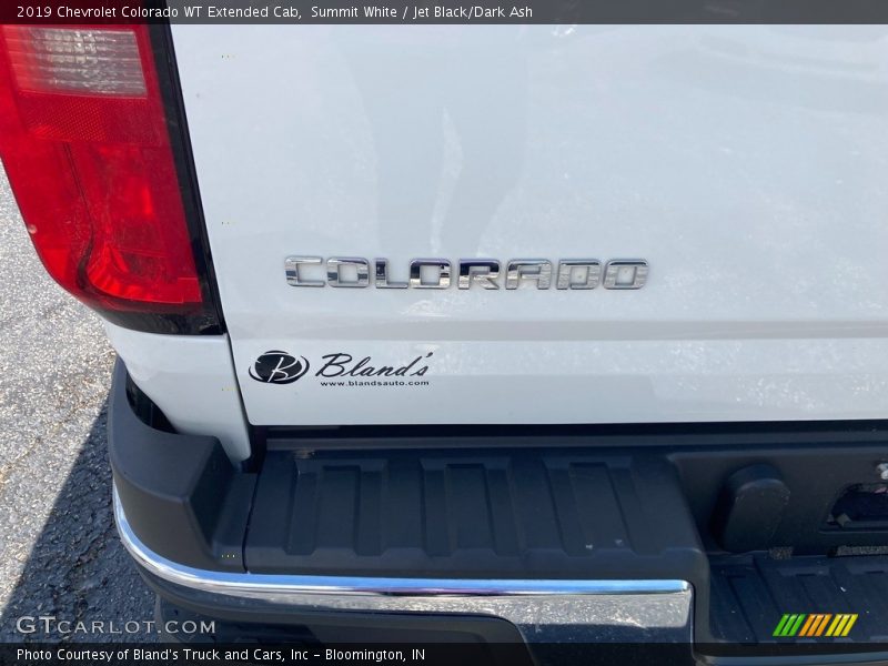 Summit White / Jet Black/Dark Ash 2019 Chevrolet Colorado WT Extended Cab
