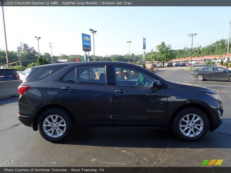 Nightfall Gray Metallic / Medium Ash Gray 2019 Chevrolet Equinox LS AWD