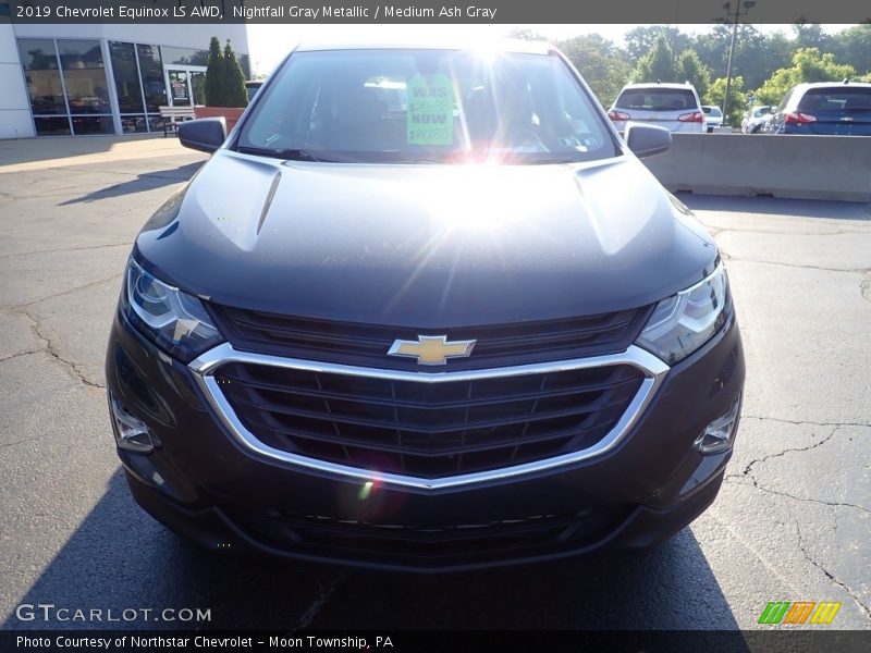 Nightfall Gray Metallic / Medium Ash Gray 2019 Chevrolet Equinox LS AWD