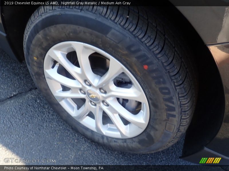 Nightfall Gray Metallic / Medium Ash Gray 2019 Chevrolet Equinox LS AWD