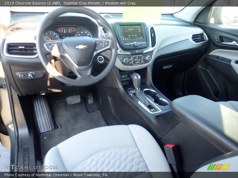 Nightfall Gray Metallic / Medium Ash Gray 2019 Chevrolet Equinox LS AWD