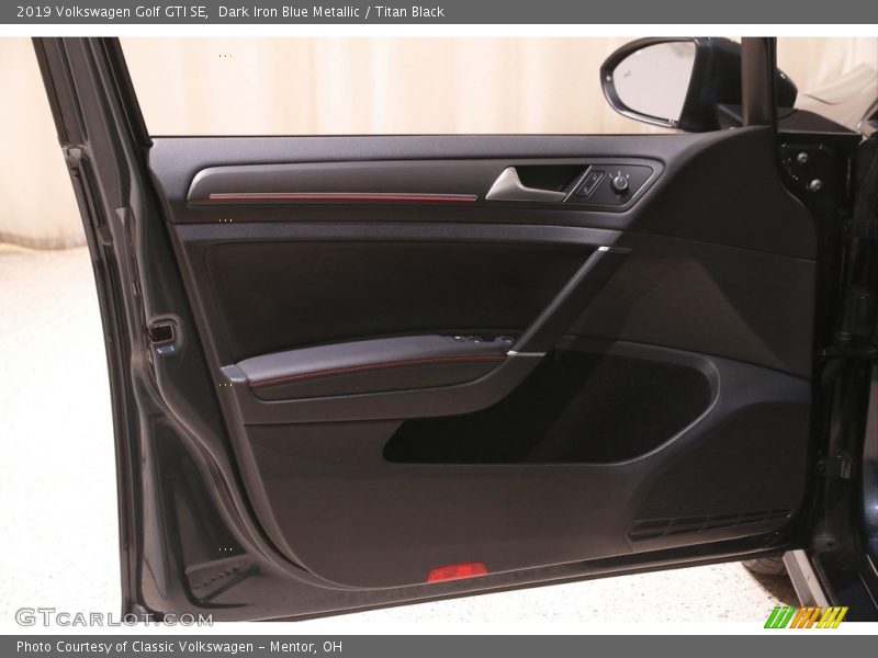 Dark Iron Blue Metallic / Titan Black 2019 Volkswagen Golf GTI SE